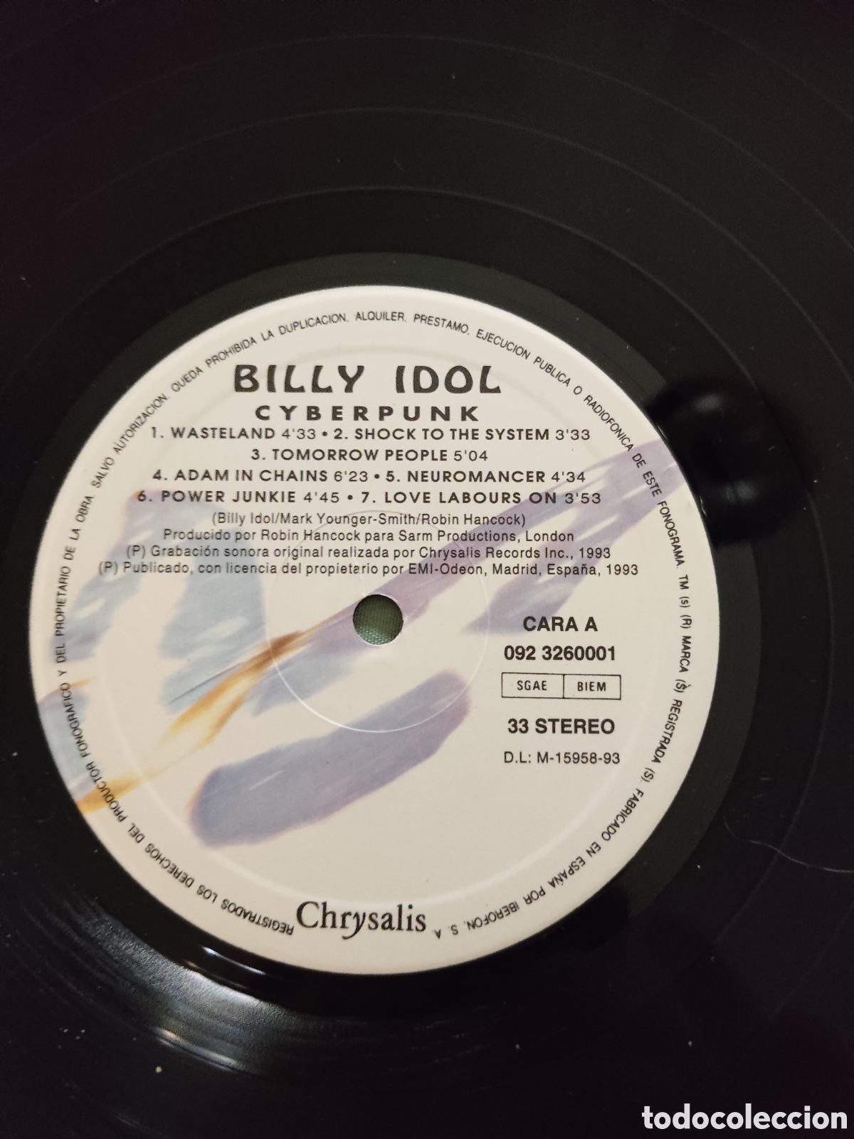 Discos de vinilo: Disco de vinilo Billy Idol &lrm; Cyberpunk LP - Foto 7