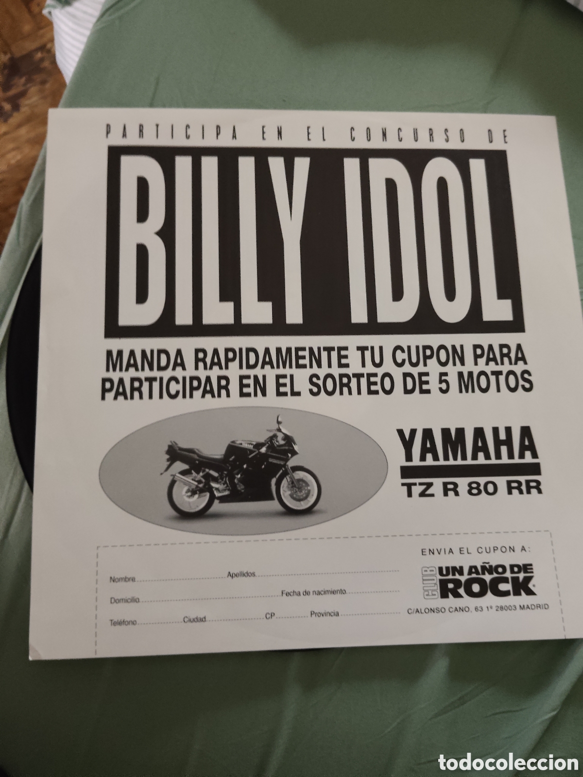 Discos de vinilo: Disco de vinilo Billy Idol &lrm; Cyberpunk LP - Foto 8