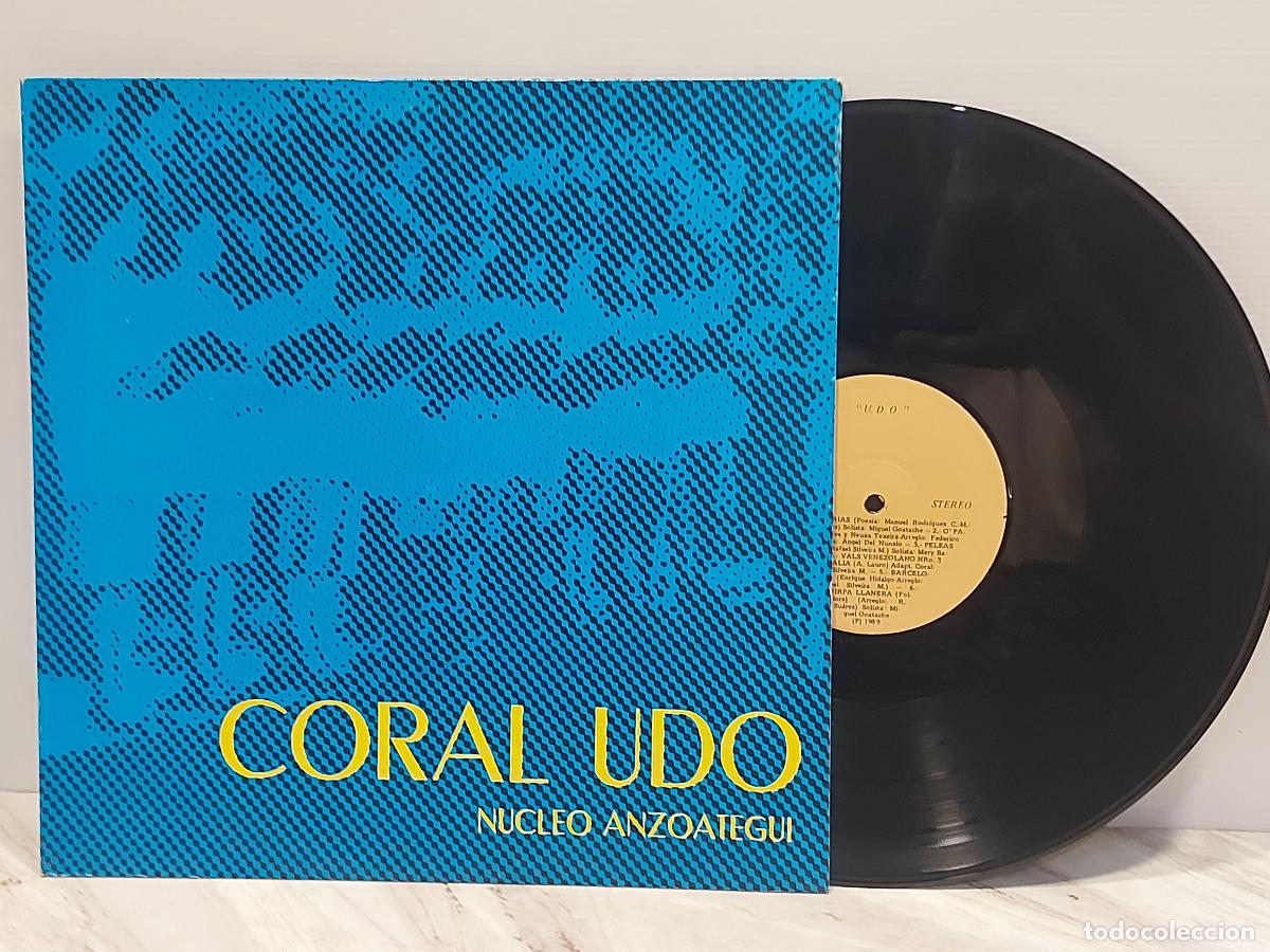 Discos de vinilo: CORAL UDO | N&Uacute;CLEO ANZO&Aacute;TEGUI | LP VENEZUELA 1989 | M&Uacute;SICA CORAL | ASTOR PIAZZOLLA
