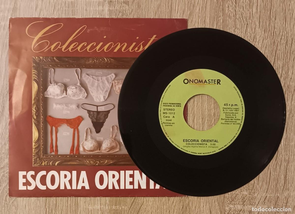 Vinyl records: DISCO DE VINILO LP SINGLE ESCORIA ORIENTAL COLECCIONISTA ONOMASTER 1987