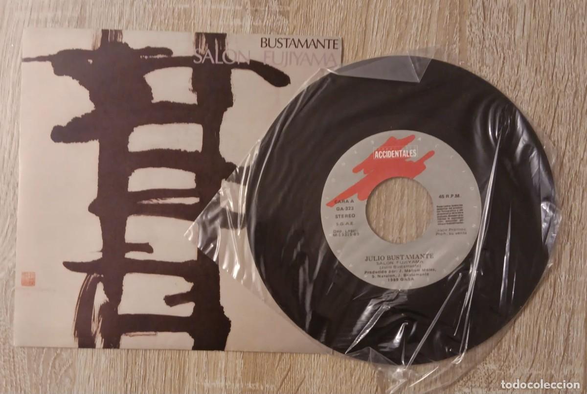 Vinyl records: DISCO DE VINILO LP SINGLE JULIO BUSTAMANTE SALON FUJIYAMA GRABACIONES ACCIDENTALES 1989 1989