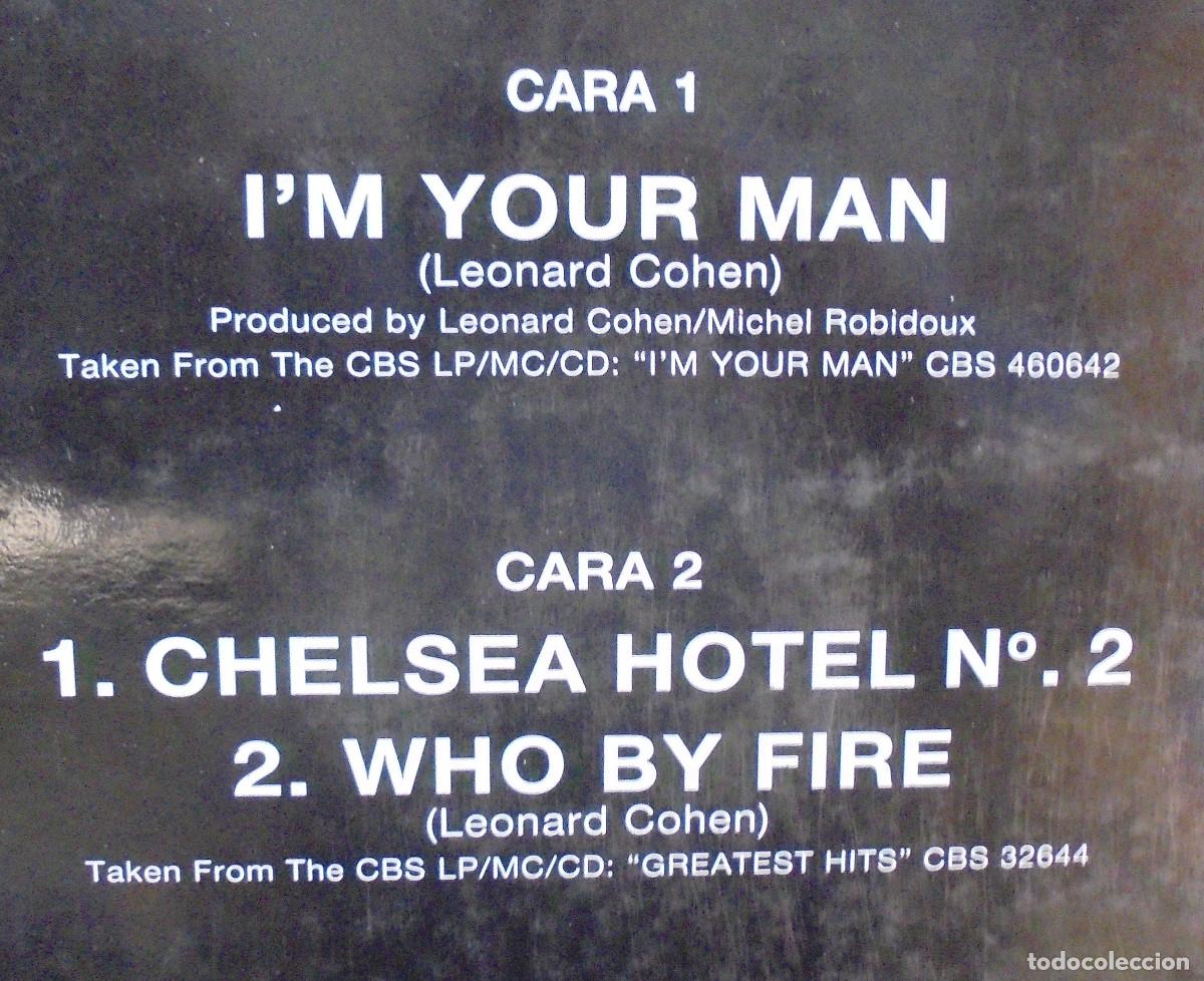Discos de vinilo: Leonard Cohen. CBS 1988 -- Maxi-single - Foto 2