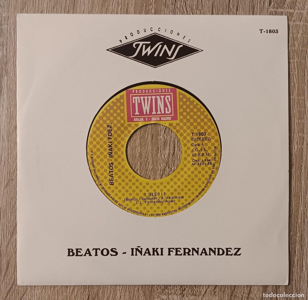 Vinyl records: DISCO DE VINILO LP SINGLE BEATOS OLE TWINS