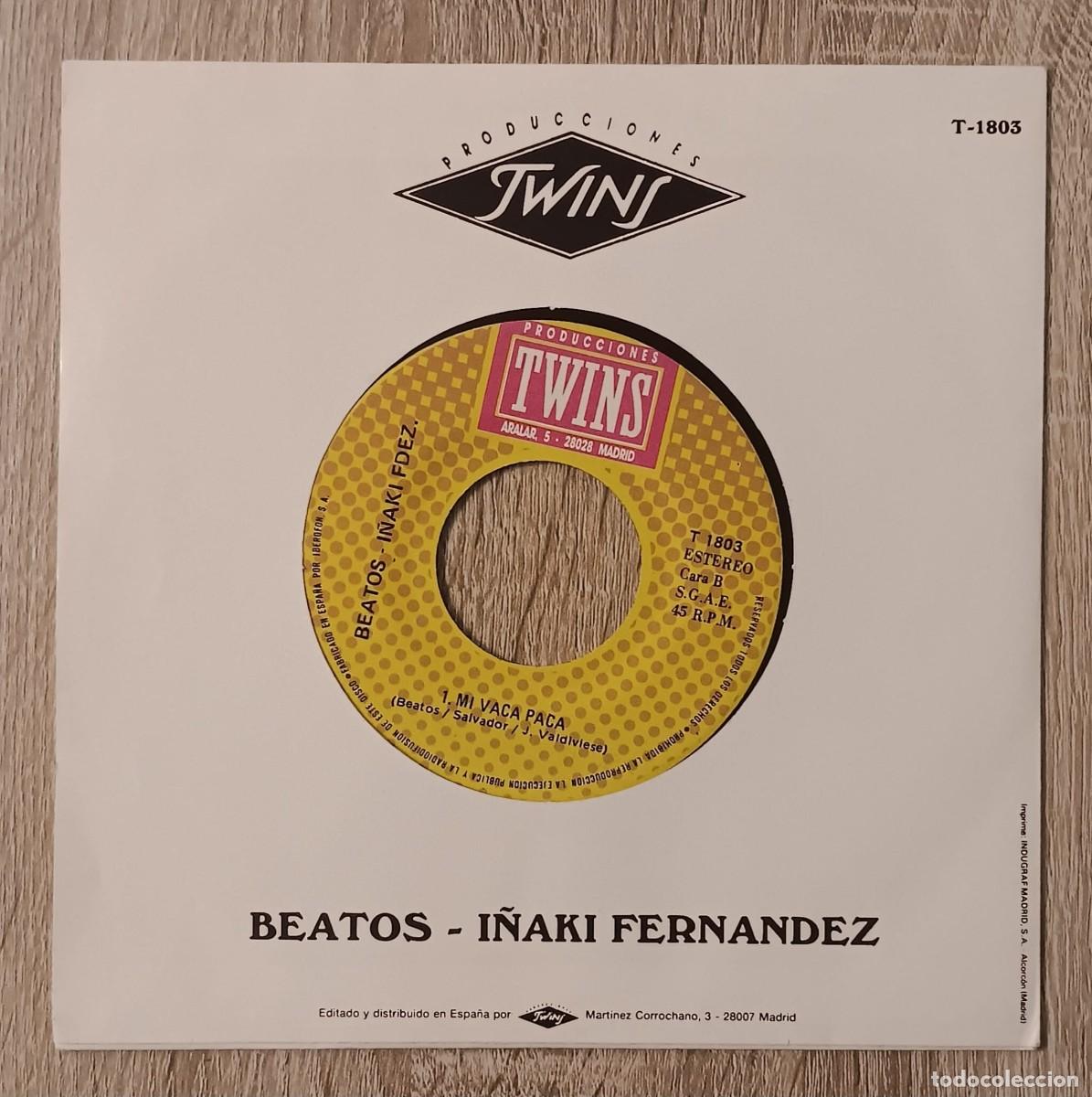 Discos de vinilo: DISCO DE VINILO LP SINGLE BEATOS OLE TWINS - Foto 2