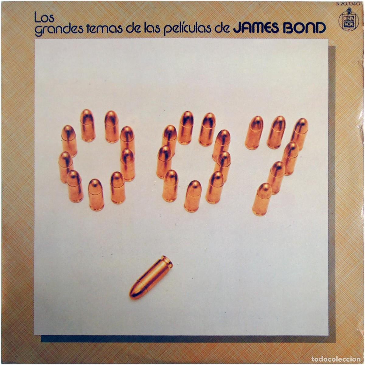 Vinyl records: Los grandes temas de las pel&iacute;culas de James Bond - LP Spain 1978 - Hispavox S20.040 - VG/VG+