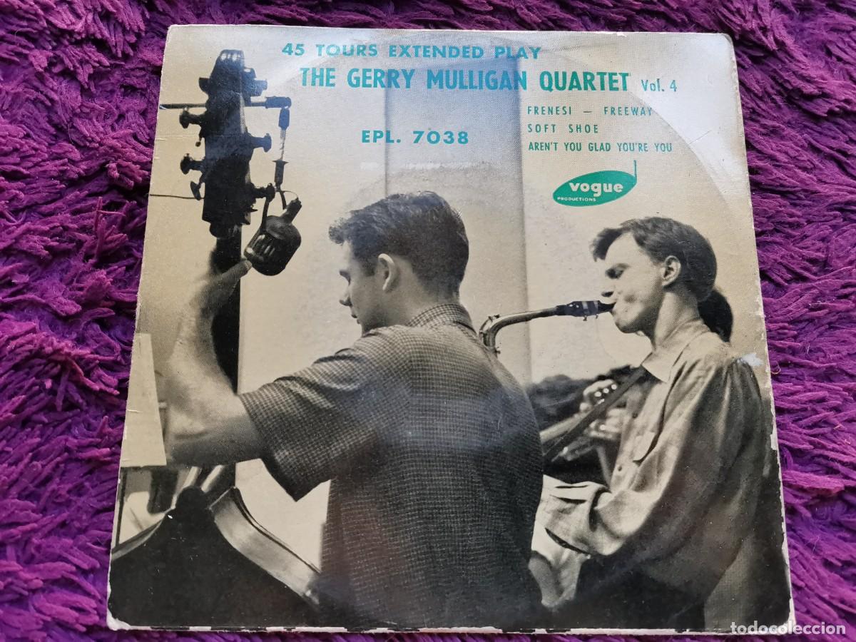 Vinyl records: The Gerry Mulligan Quartet Vol. 4 Vinilo 7&rdquo; EP 1955 France EPL. 7038