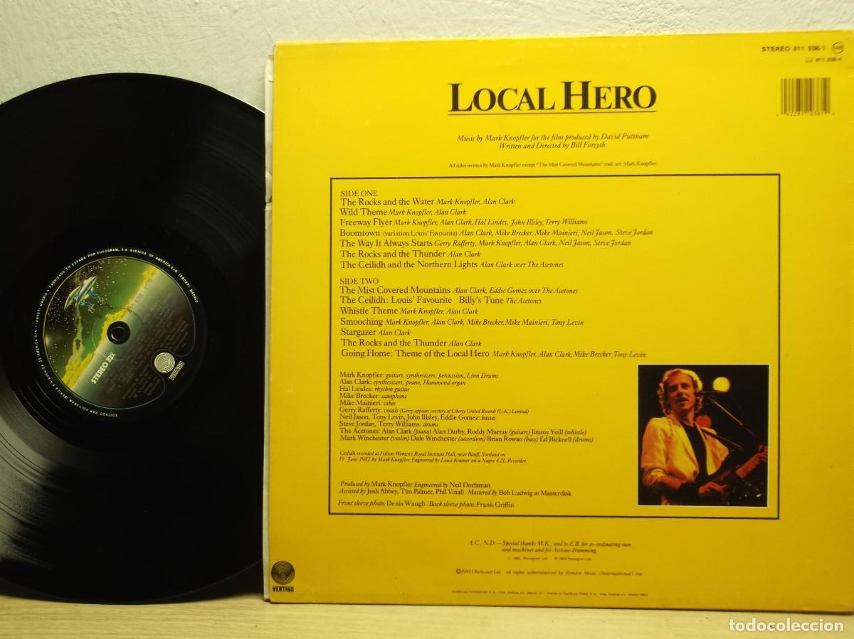 Discos de vinilo: Mark Knopfler &ndash; Local Hero LP 1983 - Foto 2