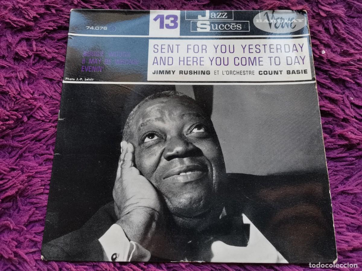 Vinyl records: Jimmy Rushing Et L'Orchestre Count Basie Vinilo 7&rdquo; EP 1962 France 74.076