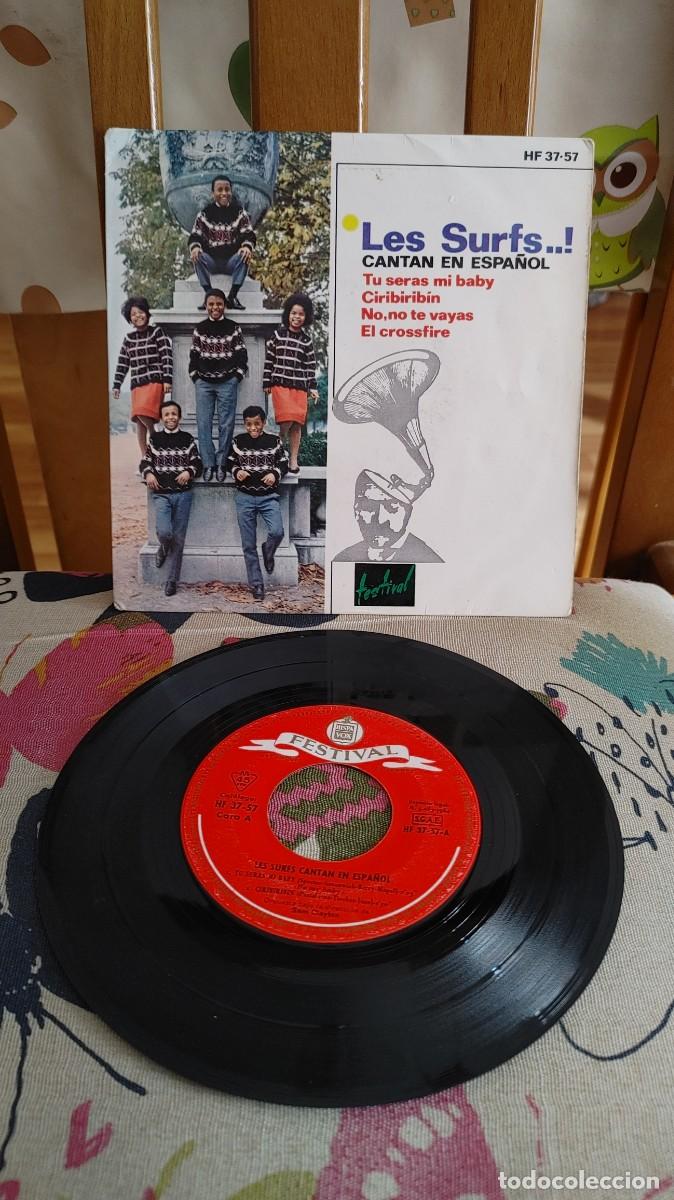 Discos de vinilo: LES SURFS-EP TU SERAS MI BABY +3-EN ESPA&Ntilde;OL