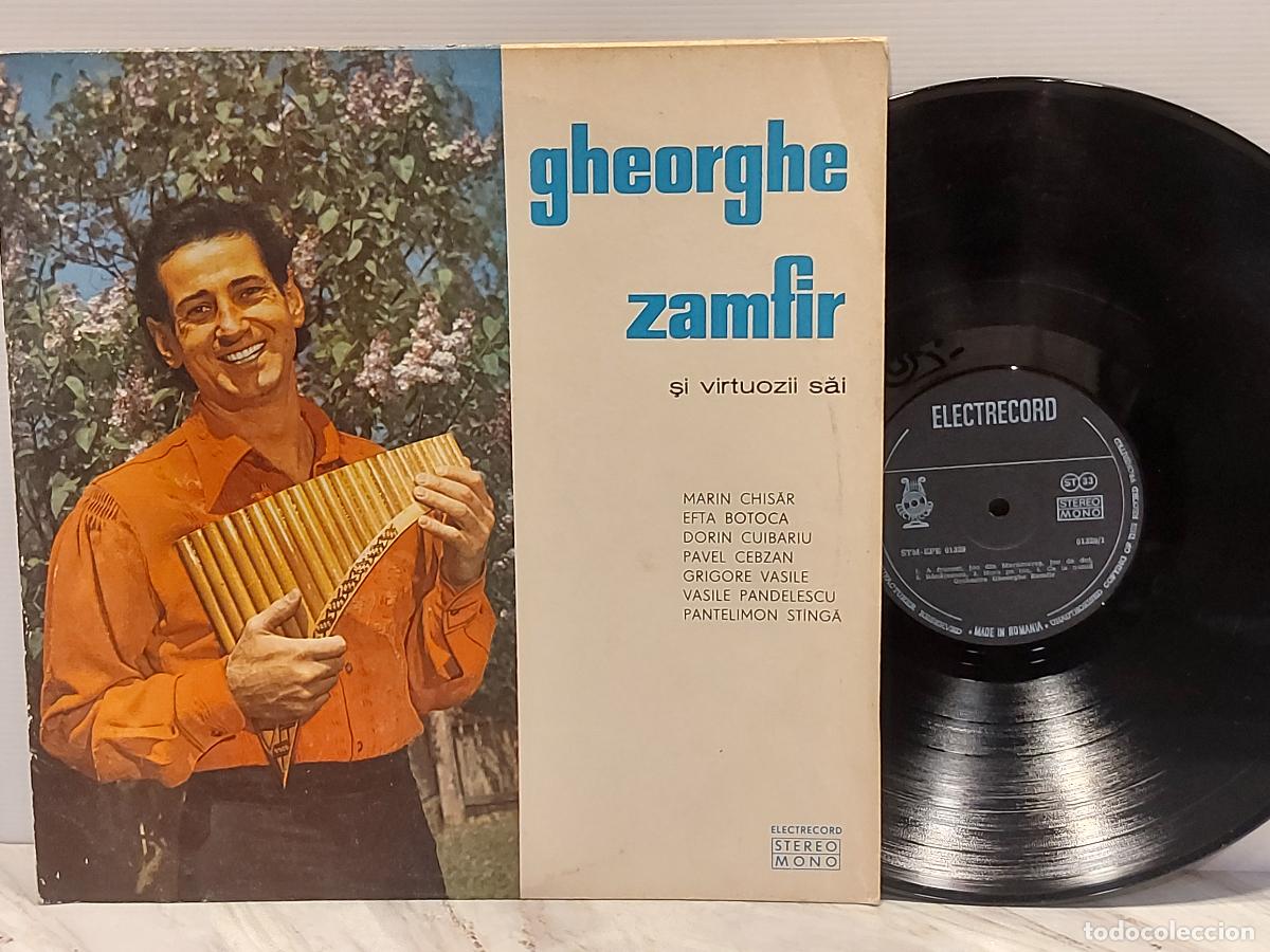 Discos de vinil: GHEORGHE ZAMFIR | SI VIRTUOZII SAI | LP RUMANIA 1977 | ELECTRECORD | FOLK | MBC ***