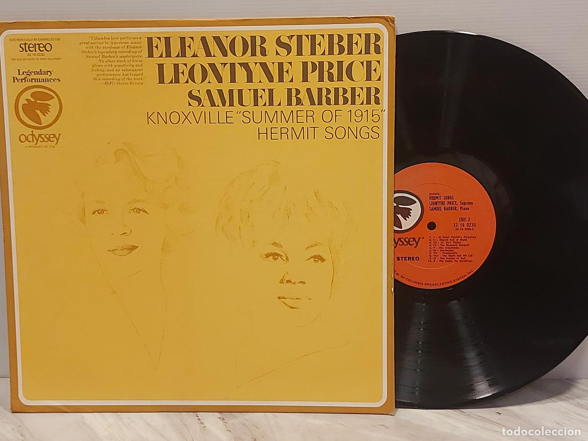 Vinyl-Schallplatten: SAMUEL BARBER | KNOXVILLE SUMMER OF 1915 | HERMIT SONGS | ODYSSEY | LP USA | MBC ***