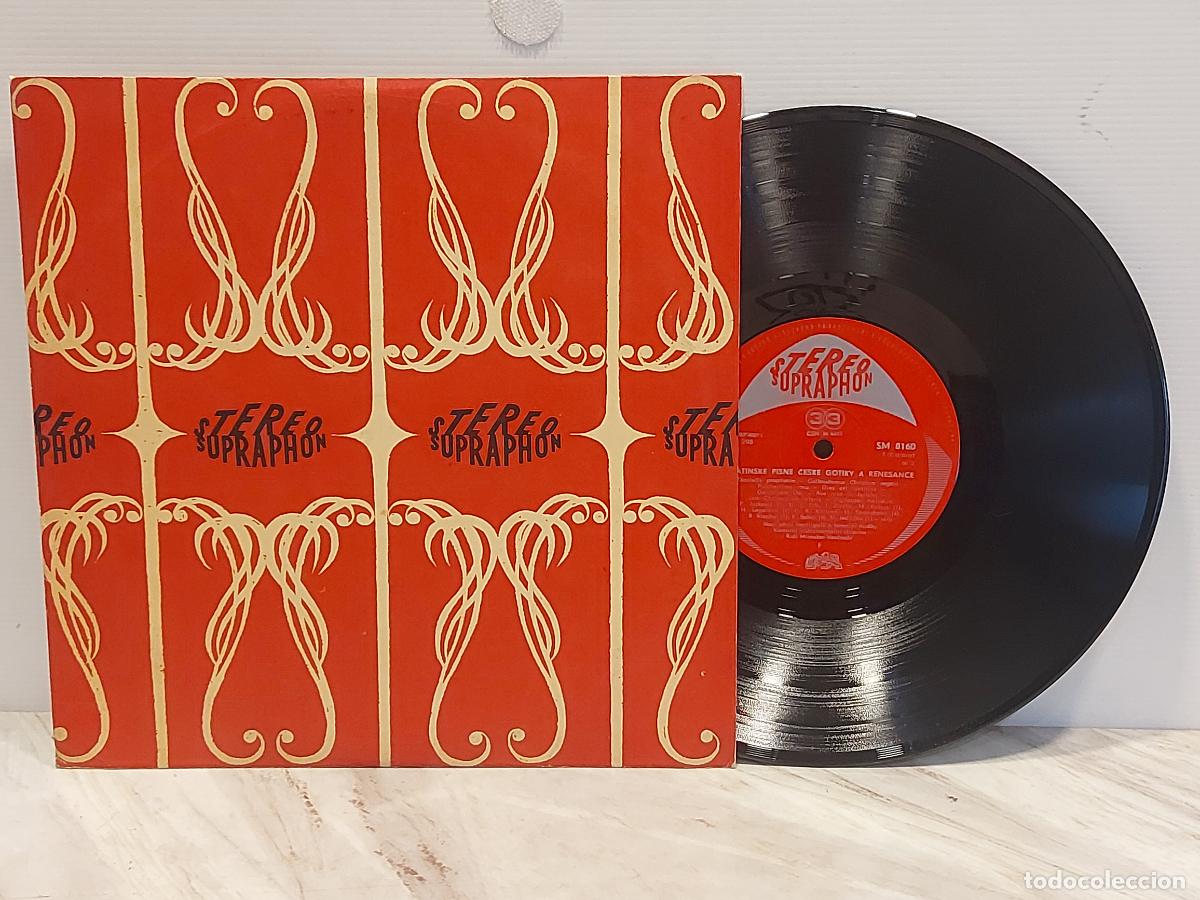 Discos de vinilo: 10 PULGADAS!! | LATINSK&Eacute; P&Iacute;SNĚ ČESK&Eacute; GOTIKY A RENESANCE | SUPRAPHON SM 8160 | MBC ***