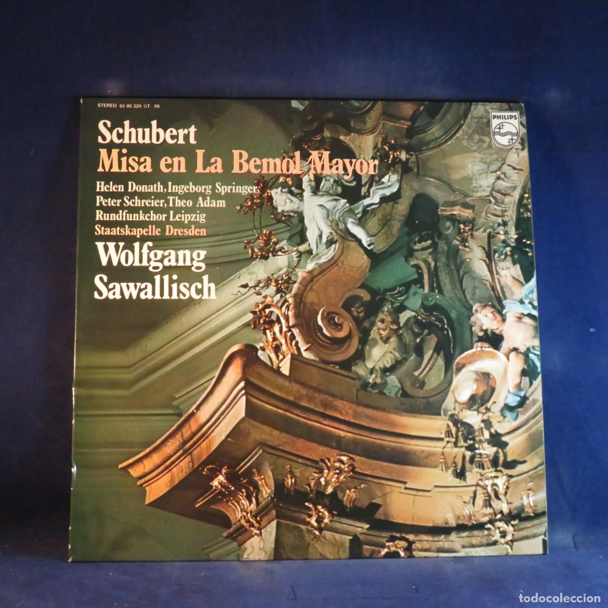 Disques de vinyle: SCHUBERT, DONATH, SPRINGER, SCHREIER, ADAM... - MISA EN LA BEMOL MAYOR - LP