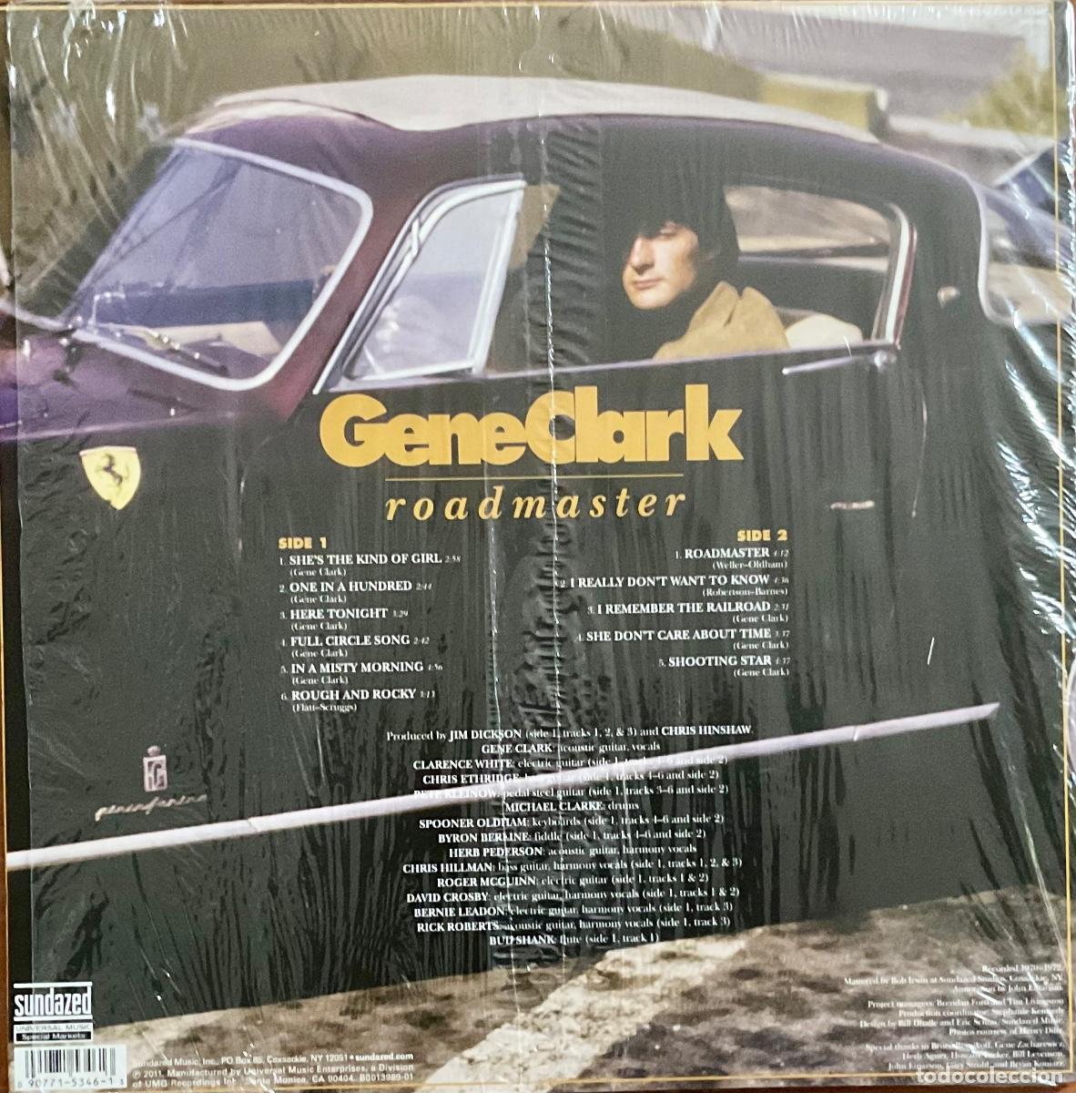Discos de vinilo: GENE CLARK - ROADMASTER - Foto 2