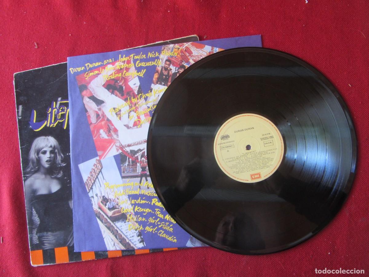 Discos de vinilo: LP DURAN DURAN LIBERTY . 1990 SPAIN - Foto 2