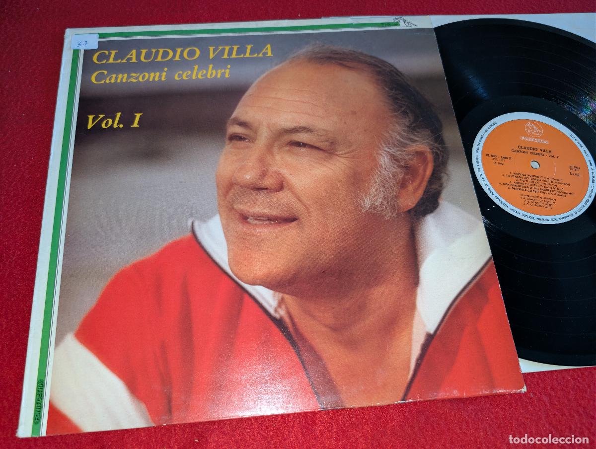 Discos de vinilo: CLAUDIO VILLA Canzoni celebri Vol.1 LP 1982 ITALIA ITALY