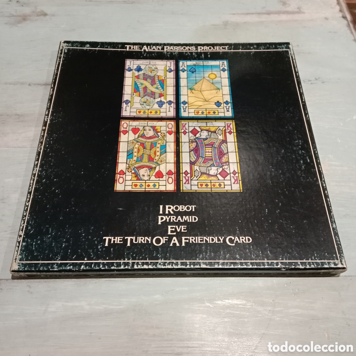 Discos de vinilo: THE ALAN PARSONS PROJECT - I ROBOT / PYRAMID / EVE / THE TURN OF A FRIENDLY CARD - 4 LP BOX SET