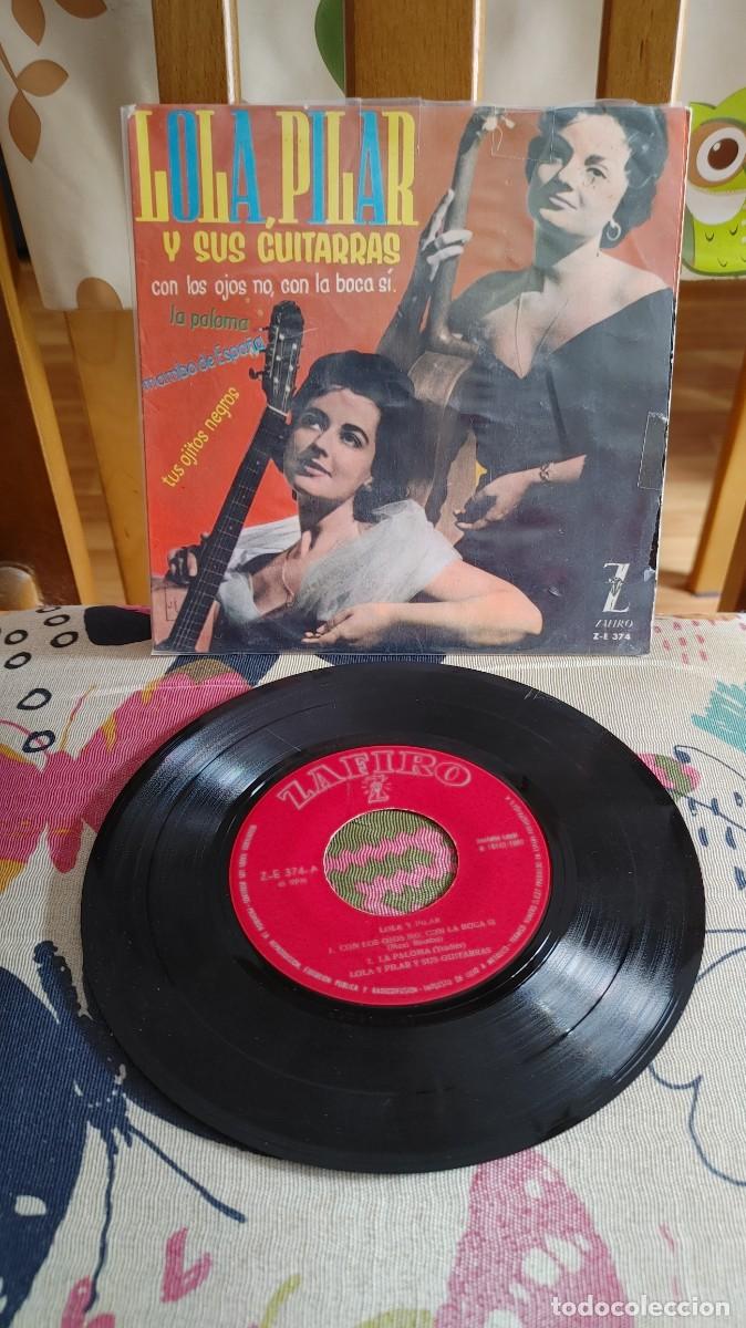 Discos de vinilo: LOLA Y PILAR-EP CON LOS OJOS NO CON LA BOCA SI +3-CON AUTOGRAFO