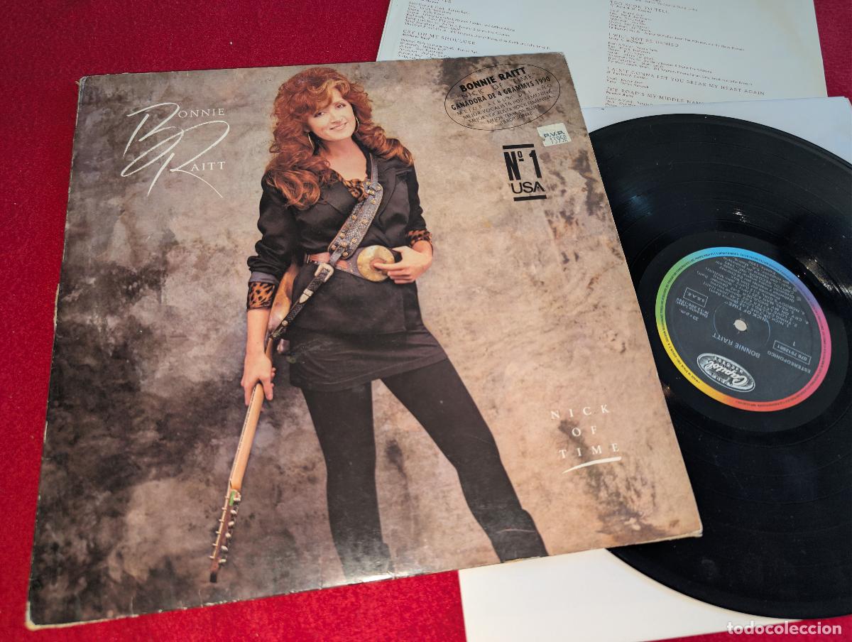 Discos de vinilo: BONNIE RAITT Nick of time LP 1990 Capitol ESPA&Ntilde;A SPAIN