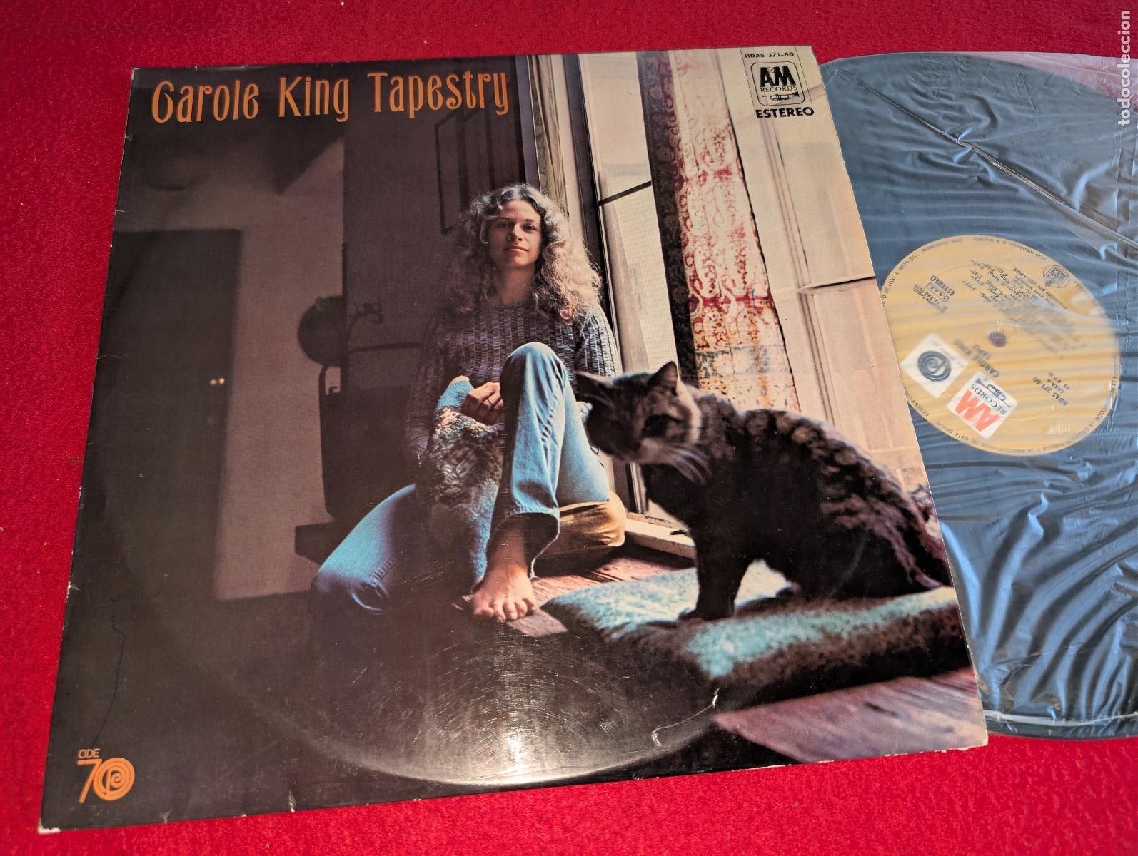 Discos de vinilo: CAROLE KING Tapestry Tapiz LP 1971 A&M ESPA&Ntilde;A SPAIN