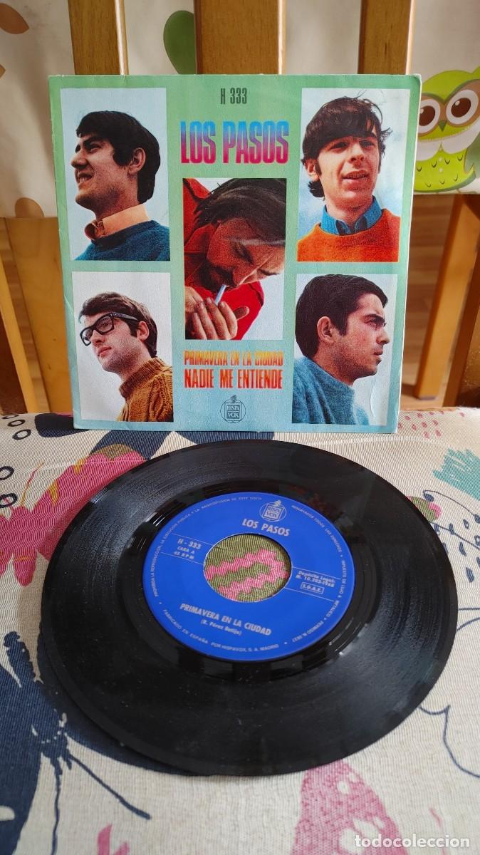 Discos de vinilo: LOS PASOS-SINGLE PRIMAVERA EN LA CIUDAD