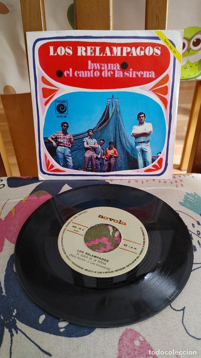 Discos de vinilo: LOS RELAMPAGOS-SINGLE BWANA - Foto 1