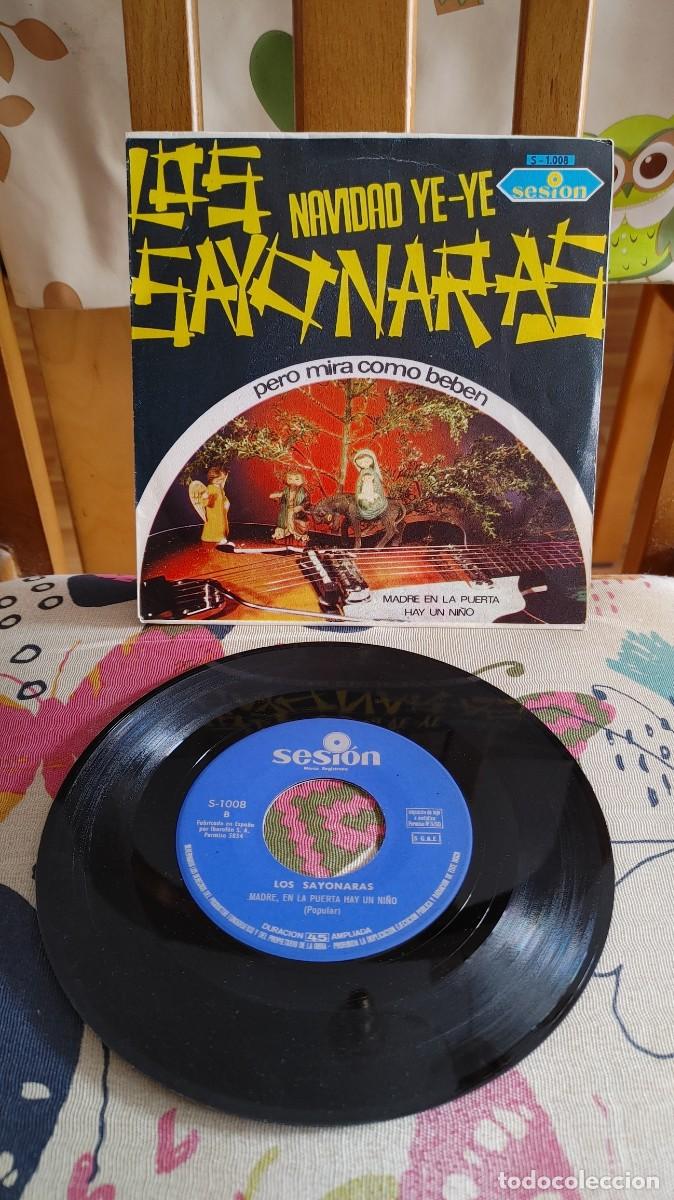 Discos de vinilo: LOS SAYONARAS-SINGLE NAVIDAD YE YE - Foto 1