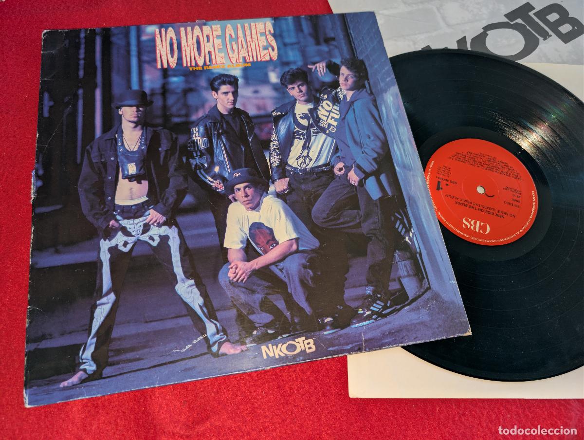 Discos de vinilo: NEW KIDS ON THE BLOK NKOTB The remix album/No more games LP 1990 CBS ESPA&Ntilde;A SPAIN