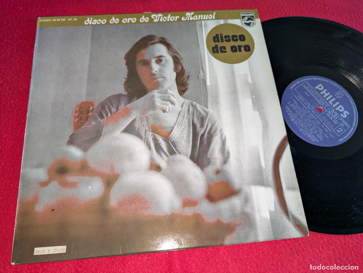 Discos de vinilo: VICTOR MANUEL Disco de oro LP 1976 Philips