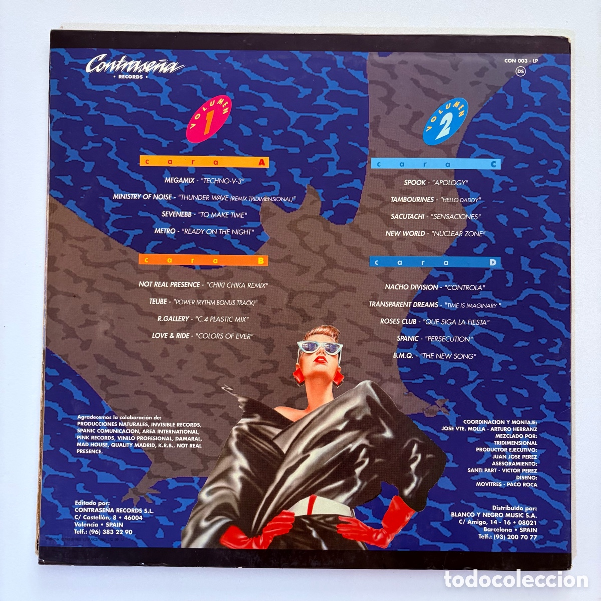Discos de vinilo: doble lp Techno Valencia 3 de 1993 - Foto 3