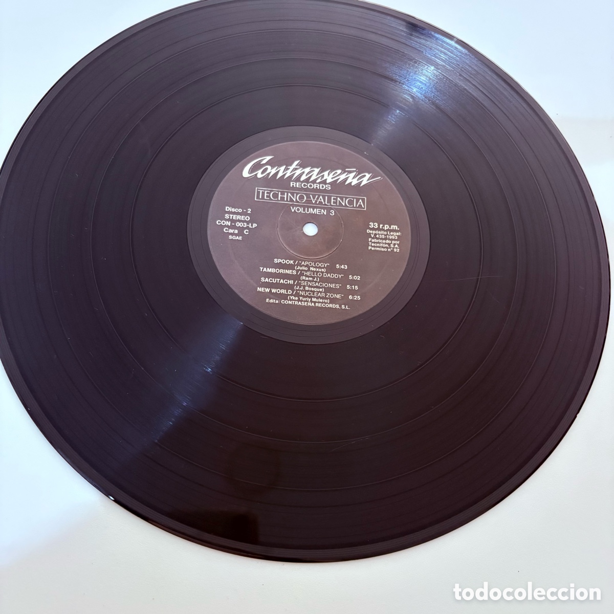 Discos de vinilo: doble lp Techno Valencia 3 de 1993 - Foto 4