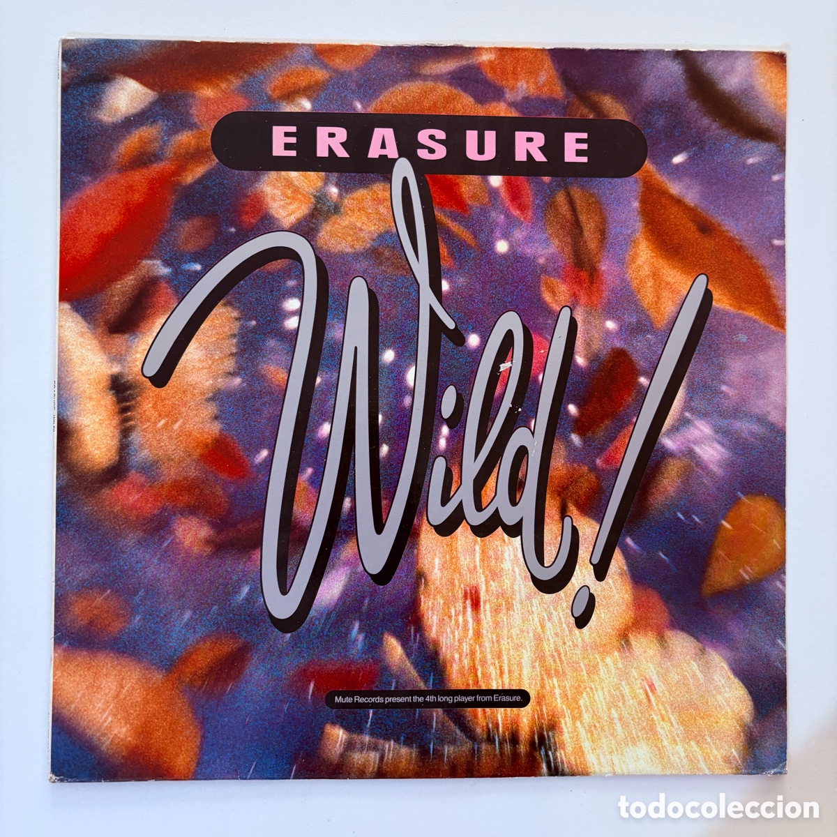 Discos de vinilo: lp Erasure &ndash; Wild! edicion espa&ntilde;ola de 1989