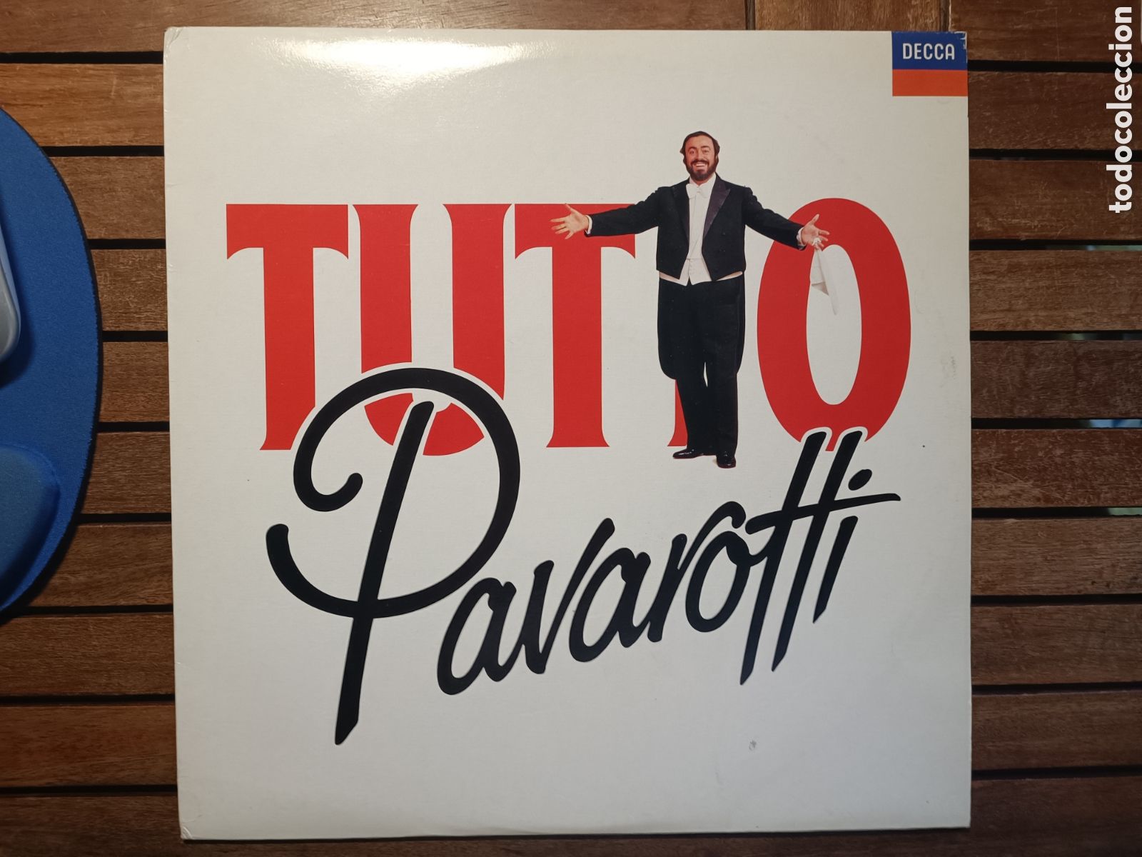 Discos de vinilo: Tutto Pavarotti. Decca Record Company. 1989. DISCO DOBLE LP VINILO