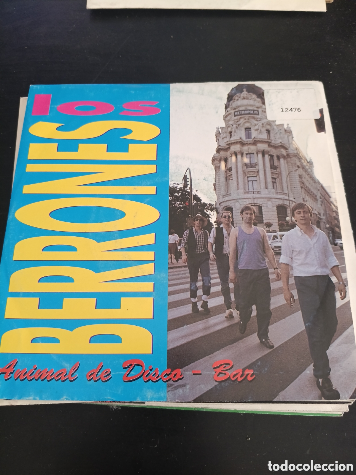 Discos de vinilo: Los Berrones &ndash; Animal De Disco-Bar. Vinilo 7&rdquo; single promo 1993 Espa&ntilde;a