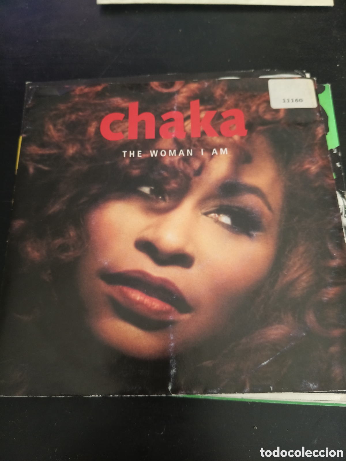 Discos de vinilo: Chaka &ndash; Give Me All / The Woman I Am. Vinilo 7&rdquo; single 1992