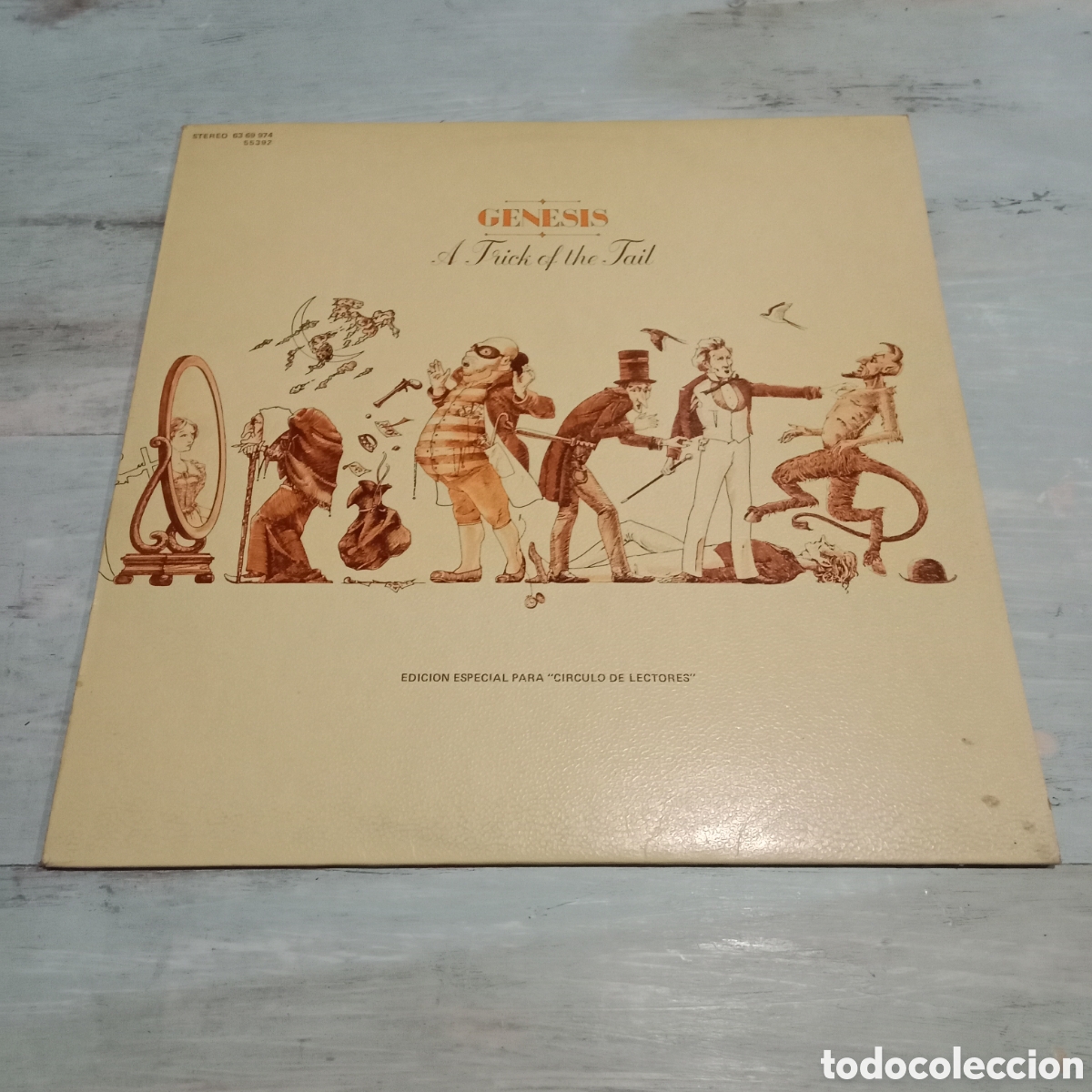 Discos de vinilo: GENESIS - A TRICK OF THE TAIL - LP CLUB EDITION