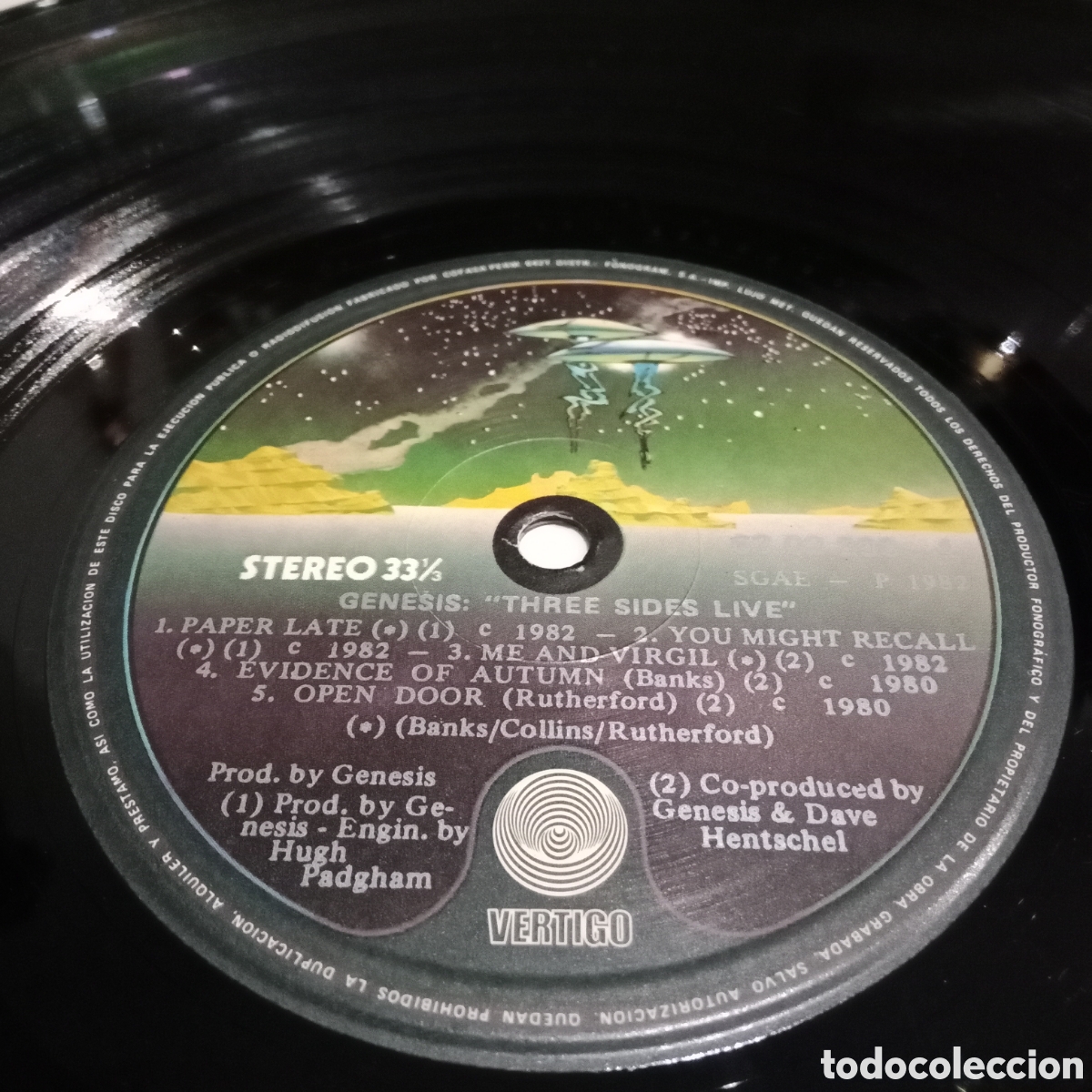 Discos de vinilo: GENESIS - THREE SIDES LIVE - LP DOBLE GATEFOLD - Foto 10