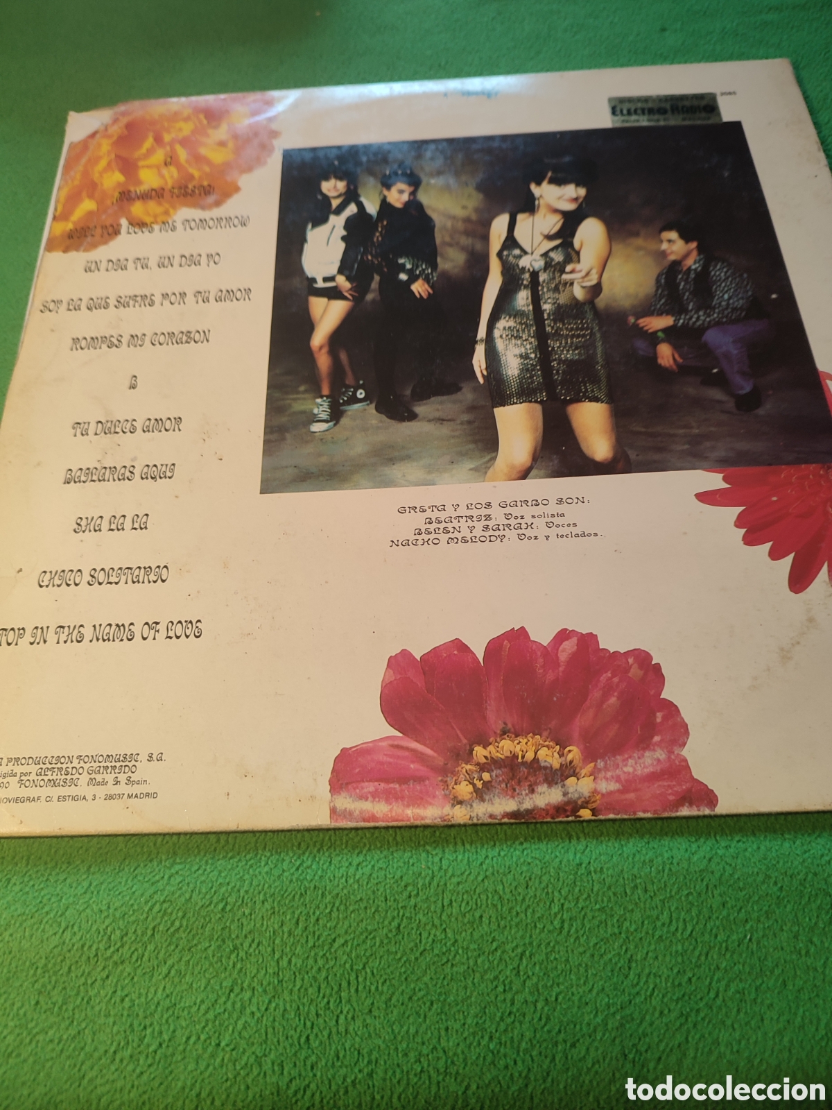 Discos de vinilo: Greta y Los Garbos - Greta y Los Garbos 1990 - Foto 4