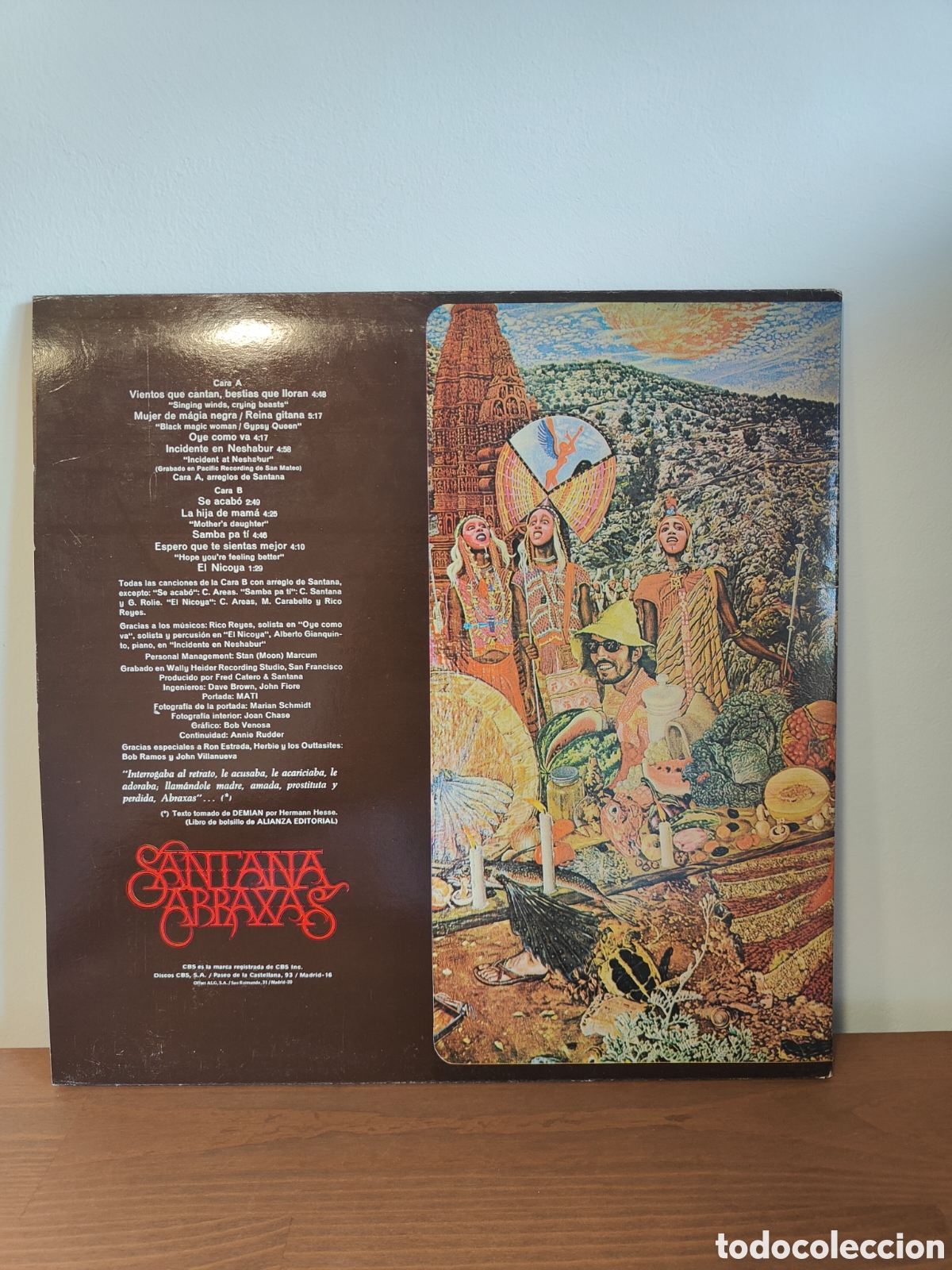 Discos de vinilo: Vinilo LP Santana - Abraxas (1970) - Foto 2