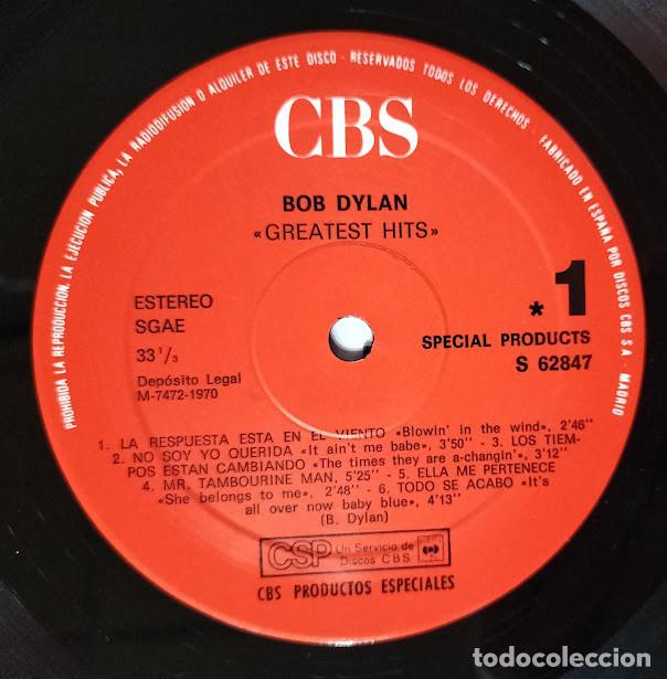 Discos de vinilo: Bob Dylan - Bob Dylan - 2LP CBS ref. 56903. Ed. espa&ntilde;ola 1986. - Foto 2