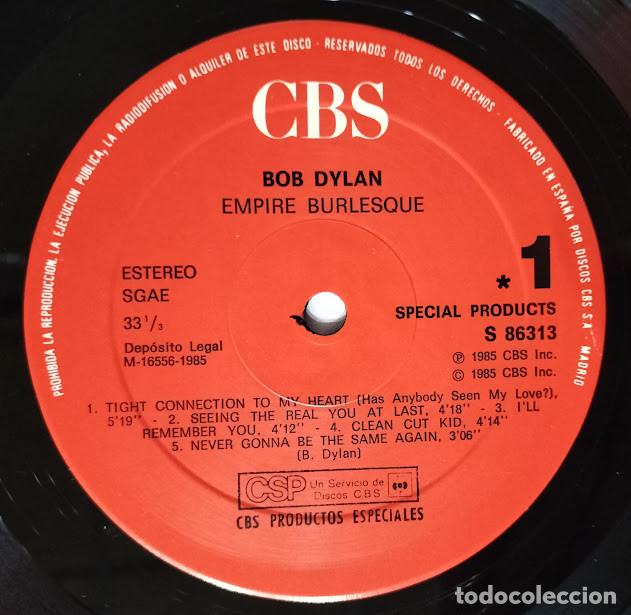 Discos de vinilo: Bob Dylan - Bob Dylan - 2LP CBS ref. 56903. Ed. espa&ntilde;ola 1986. - Foto 4