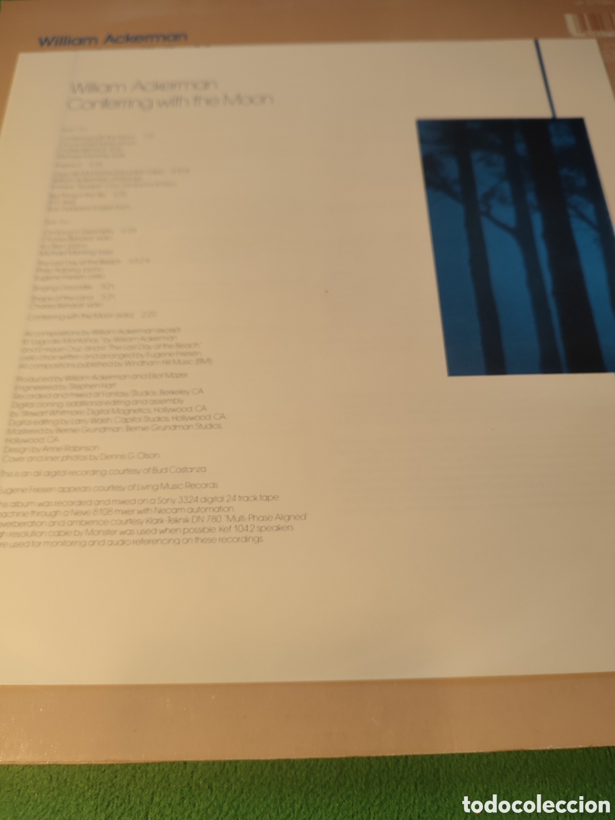 Discos de vinilo: William Ackerman - Conferring with the Moon - Foto 2