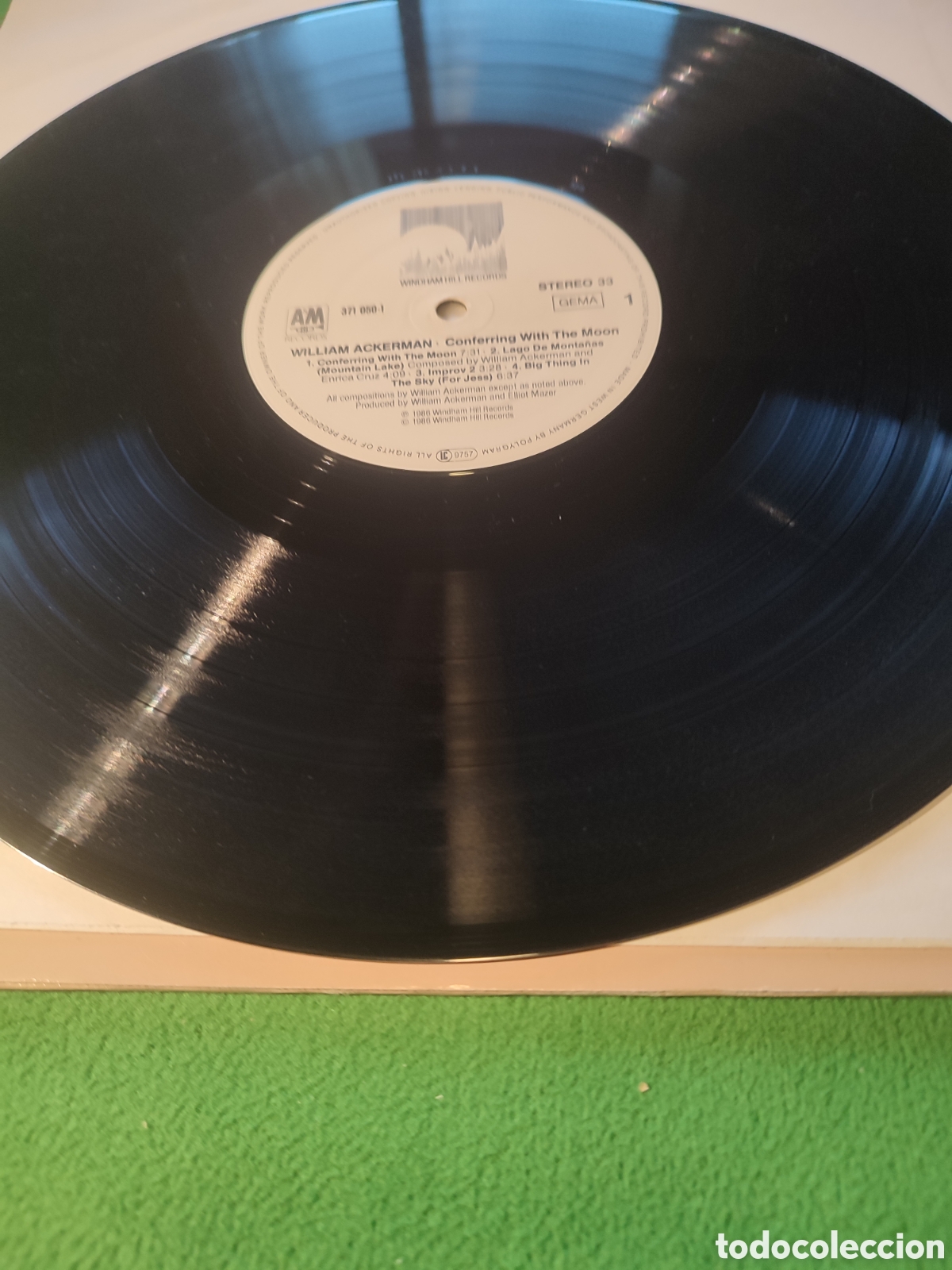 Discos de vinilo: William Ackerman - Conferring with the Moon - Foto 3