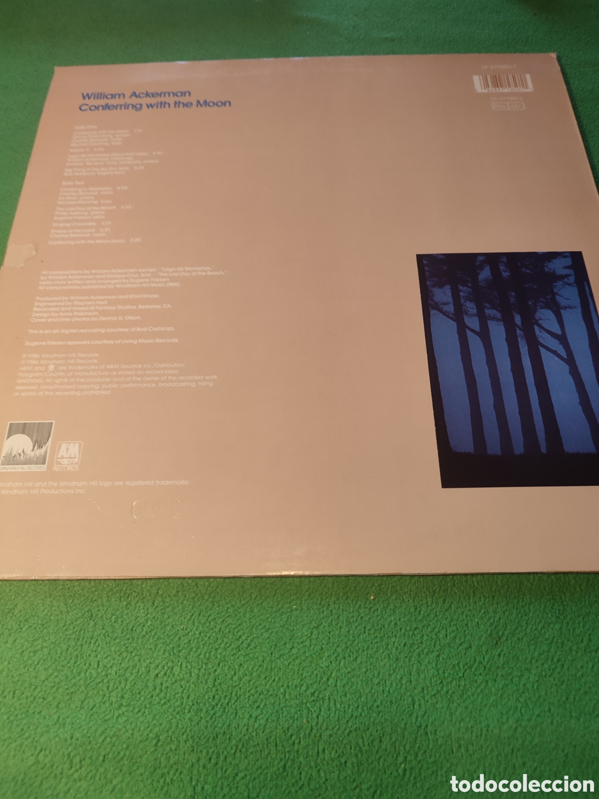 Discos de vinilo: William Ackerman - Conferring with the Moon - Foto 4