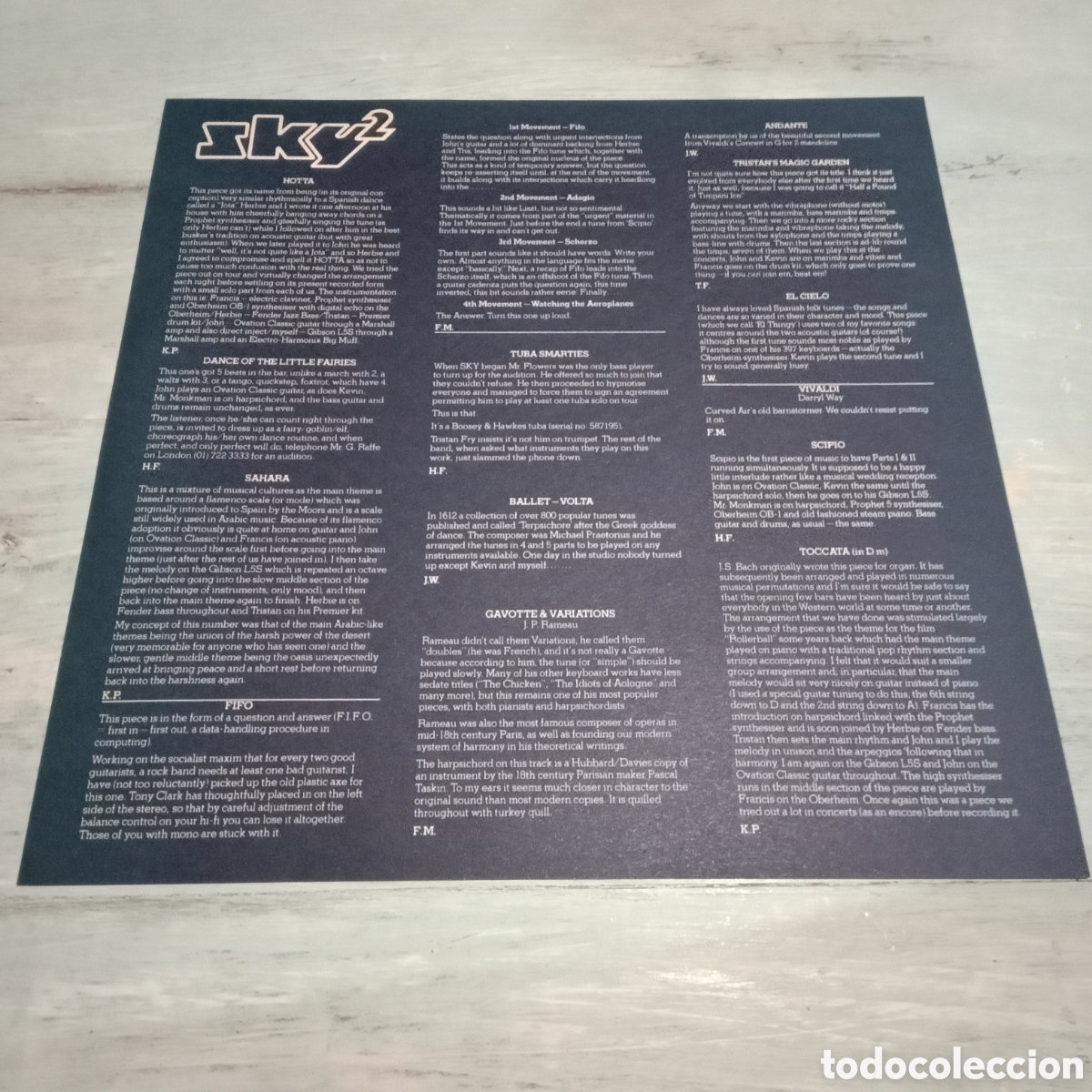 Discos de vinilo: SKY - SKY 2 - LP DOBLE GATEFOLD - Foto 7