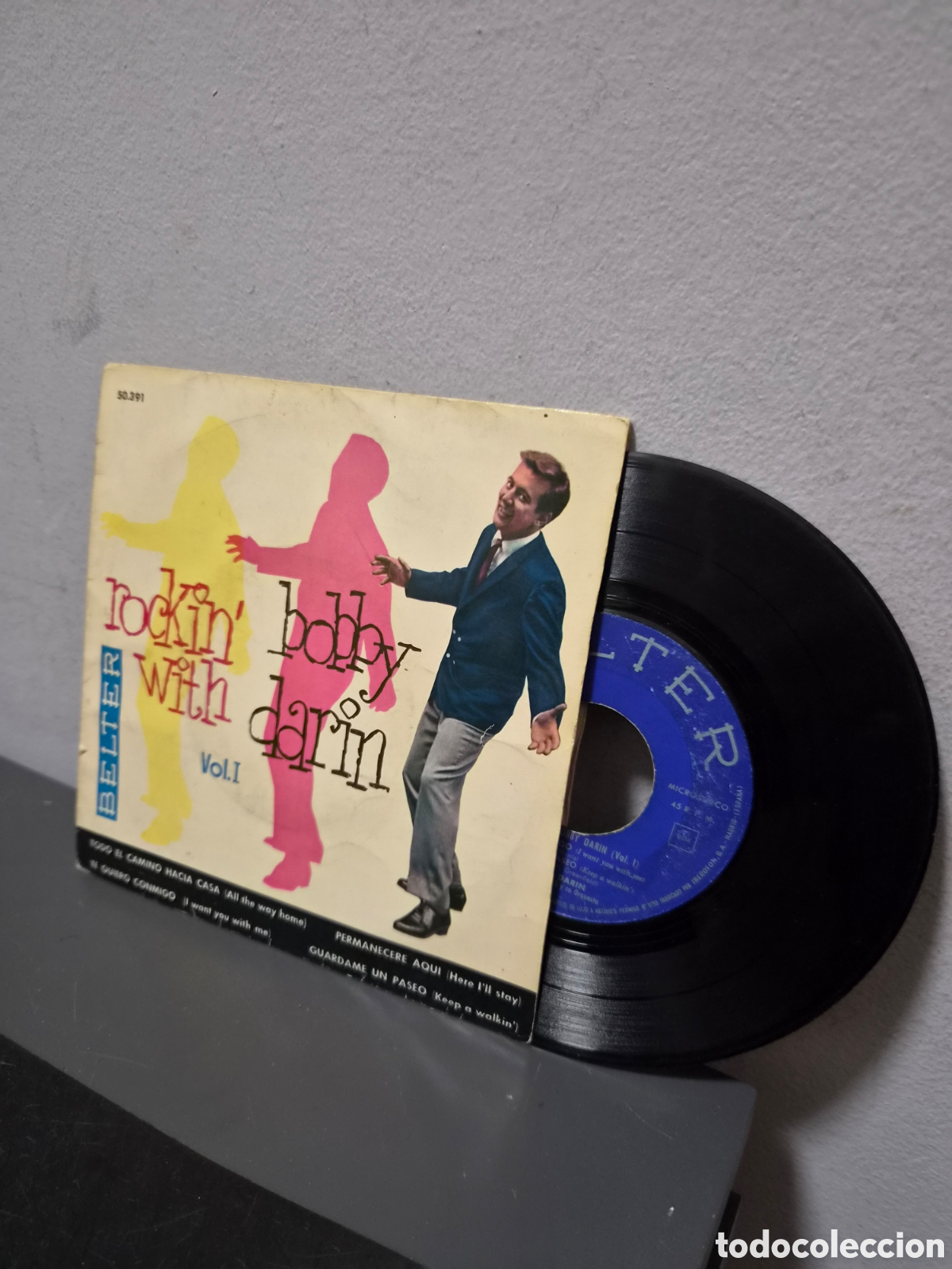 Dischi in vinile: ANTIGUO EP ROCKIN' WITH BOBBY DARIN ORIGINAL
