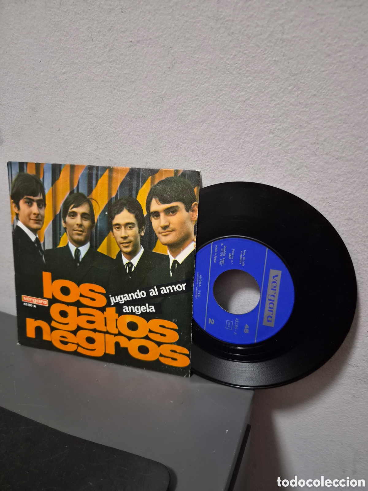 Discos de vinilo: ANTIGUO EP LOS GATOS NEGROS ORIGINAL