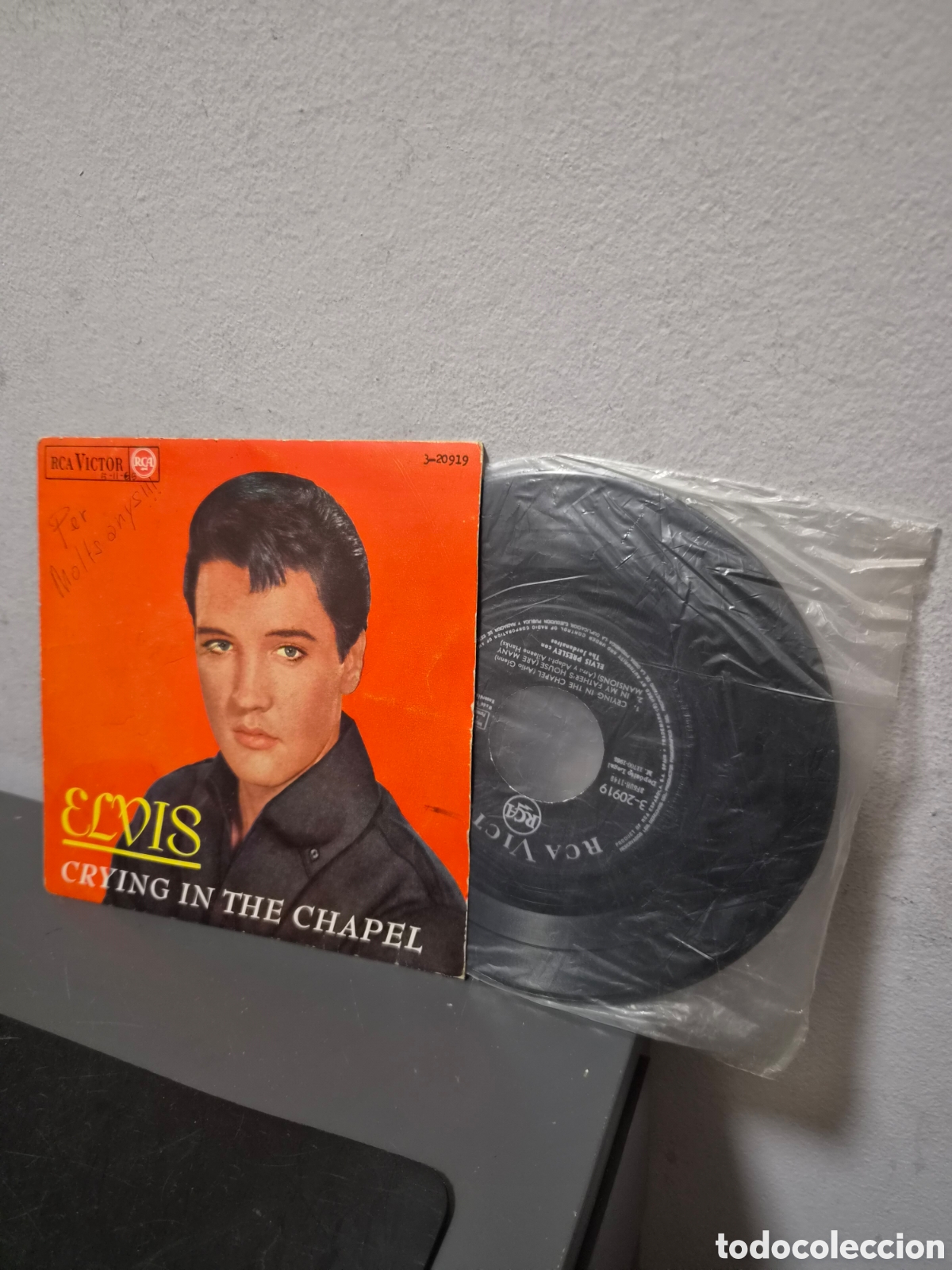 Dischi in vinile: ANTIGUO EP ELVIS PRESLEY CRYING IN THE CHAPEL ORIGINAL