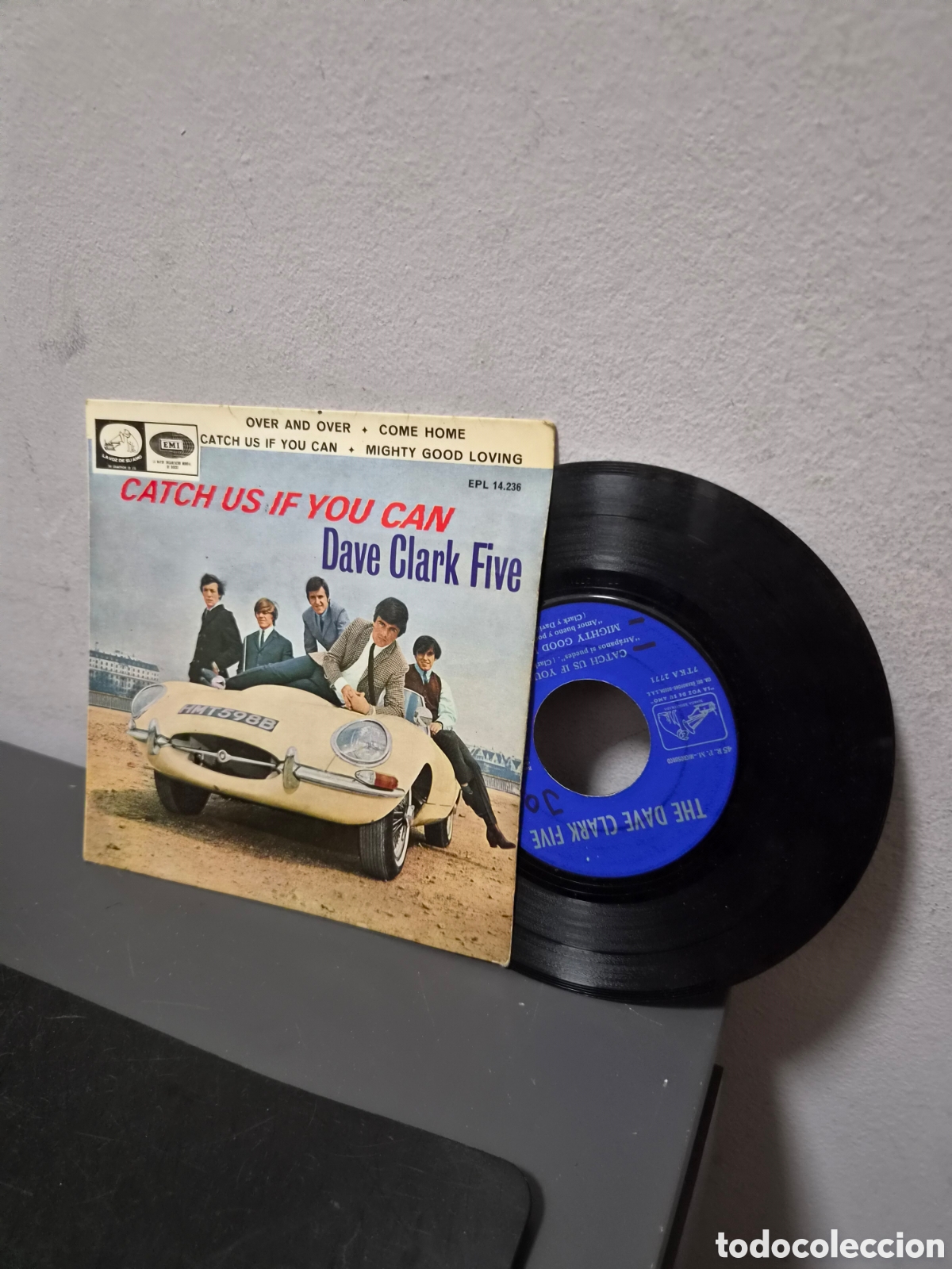 Vinyl-Schallplatten: ANTIGUO EP DAVE CLARK FIVE CATCH US IF YOU CAN ORIGINAL