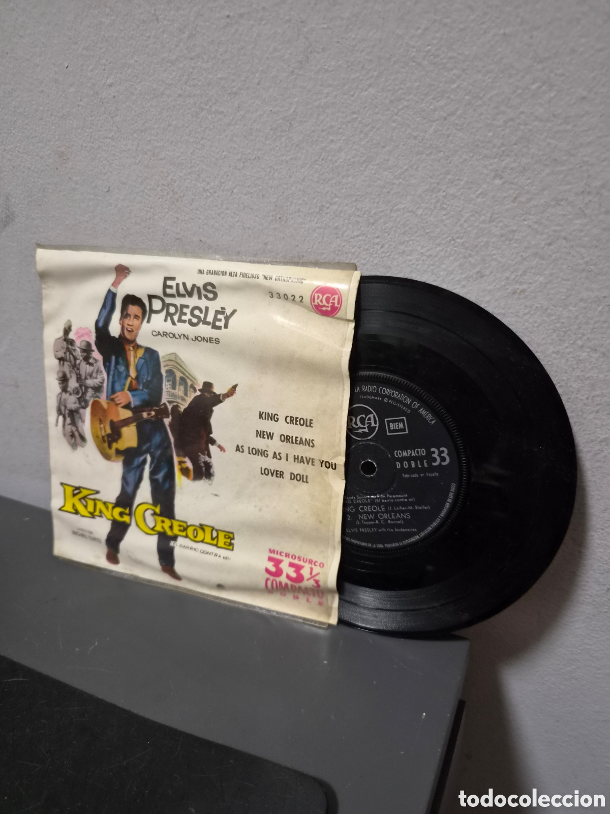 Dischi in vinile: ANTIGUO EP ELVIS PRESLEY KING CREOLE ORIGINAL